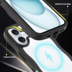 Wave Frosted Light Blue Phone Case for iPhone 16 - Image 4