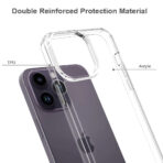 Crystal Clear Transparent Case for Apple iPhone 15 Pro - Image 2