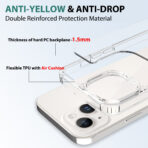 Crystal Clear Transparent Case for Apple iPhone 15 - Image 4