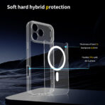Crystal Clear Transparent Case for Apple iPhone 17 Pro - Image 5