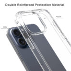 Crystal Clear Transparent Case for Apple iPhone 15 - Image 2