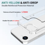 Crystal Clear Transparent Case for Apple iPhone 16e - Image 2