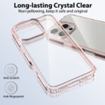 Crystal Clear Transparent Case for Apple iPhone 15 Pro Max - Image 2