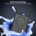 Wave Frosted Black Phone Case for iPhone 17 Pro Max - Image 6
