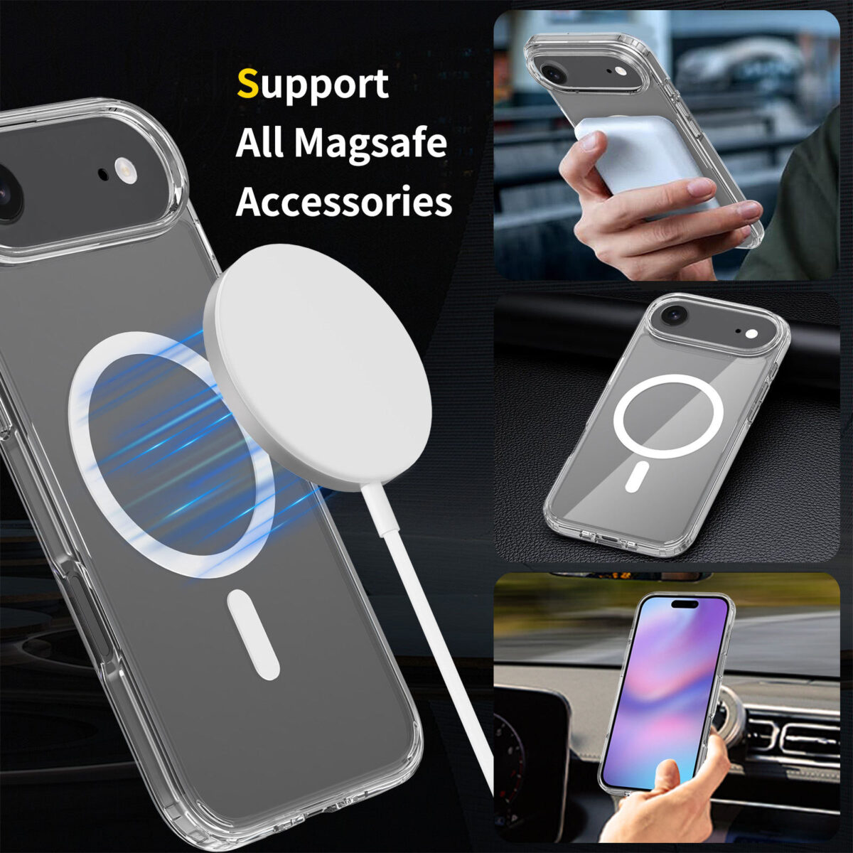 Crystal Clear Transparent Case for Apple iPhone 17 - Image 3
