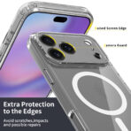 Crystal Clear Transparent Case for Apple iPhone 17 Pro - Image 4