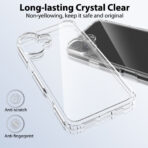 Crystal Clear Transparent Case for Apple iPhone 16 Plus - Image 5