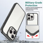 Crystal Clear Transparent Case for Apple iPhone 15 Pro Max - Image 4
