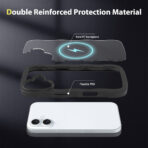Wave Frosted Light Blue Phone Case for iPhone 16 - Image 5
