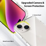 Crystal Clear Transparent Case for Apple iPhone 15 - Image 3