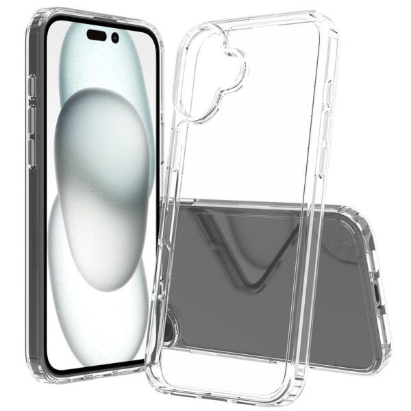 Crystal Clear Transparent Case for Apple iPhone 16 Plus