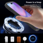 Wave Frosted Black Phone Case for iPhone 17 Pro Max - Image 2