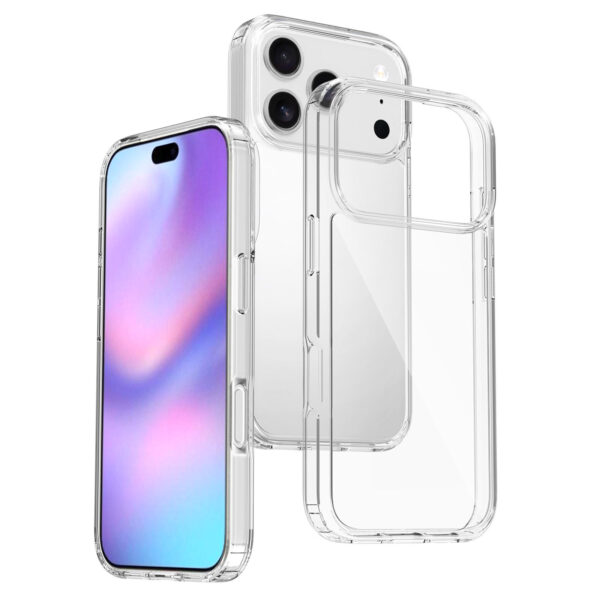 Crystal Clear Transparent Case for Apple iPhone 17 Pro Max