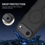 Wave Frosted Black Phone Case for iPhone 17 - Image 2