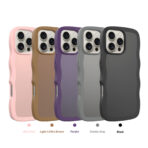 Wave Frosted Black Phone Case for iPhone 16 Pro Max - Image 6