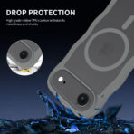 Wave Frosted Black Phone Case for iPhone 17 - Image 3